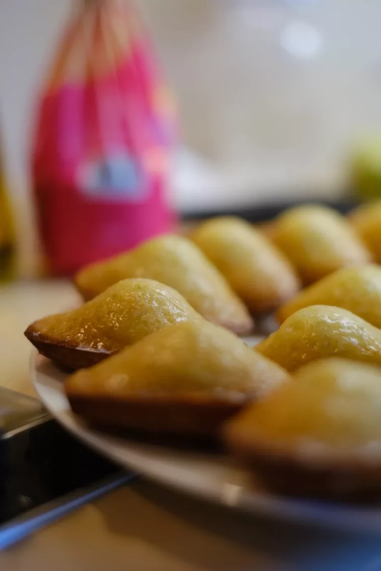 Madeleines tout juste sorties du four
